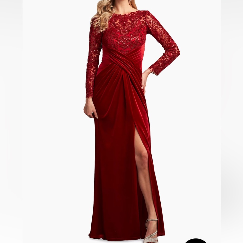 Tadashi Shoji Red Gown